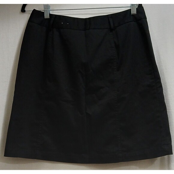 Worthington Womens Black Pencil Skirt Size 12 Stretch Lined Mini Above Knee Goth - Picture 4 of 7